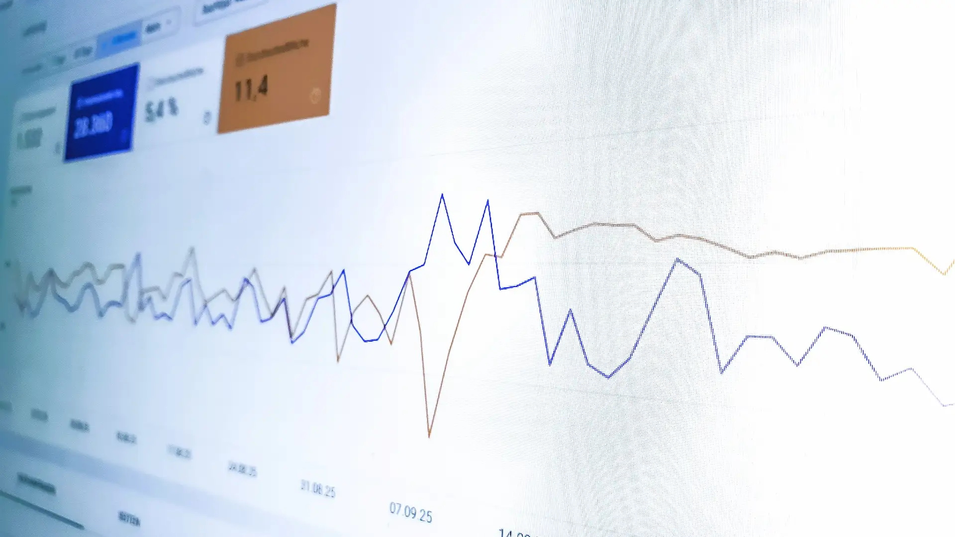 Ergebnisse der Webseiten-Optimierung und Analyse in der Google Search-Console.