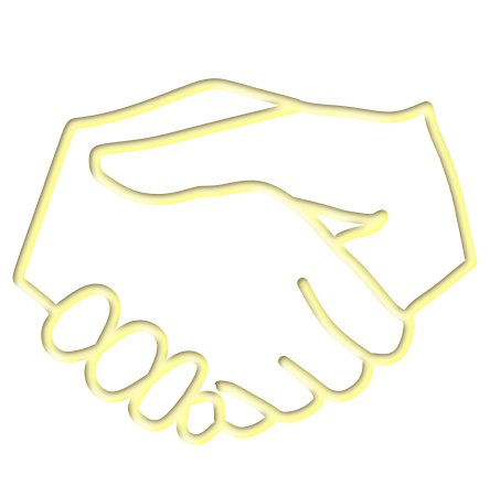 Grafik symbolisch für partnerschaftlich.